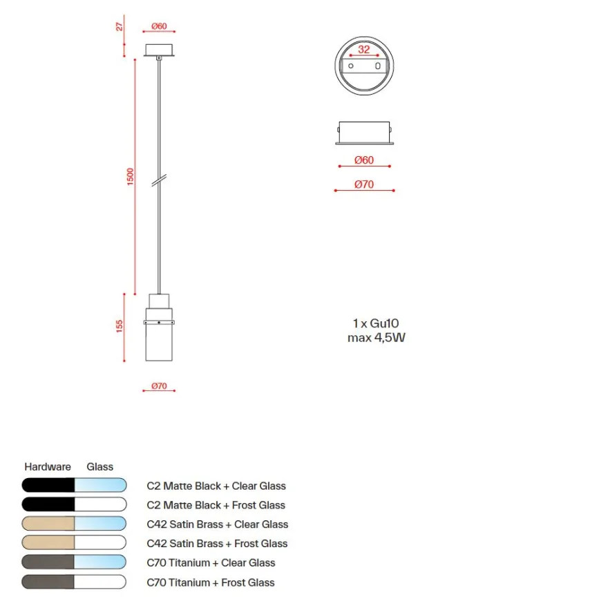 LEI Exklusive Pendelleuchte italienisches Design