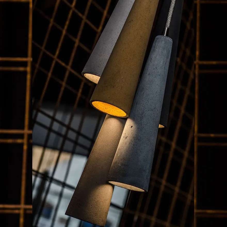 LEVI 5-flam. Betonlampe