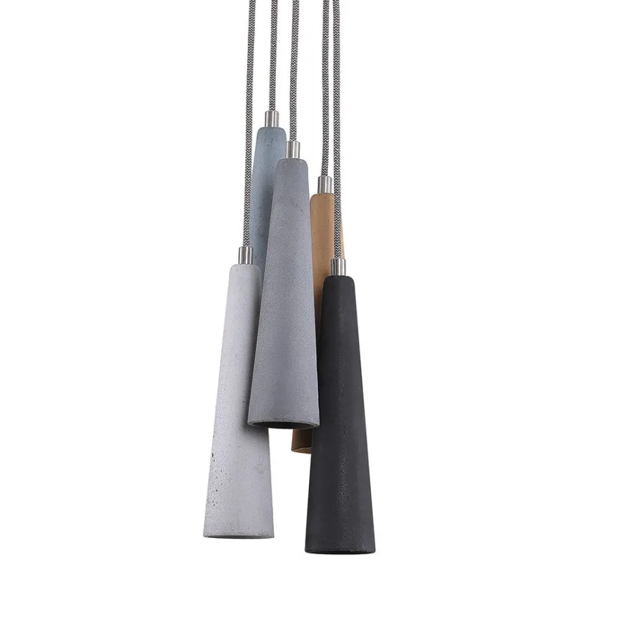 LEVI 5-flam. Betonlampe