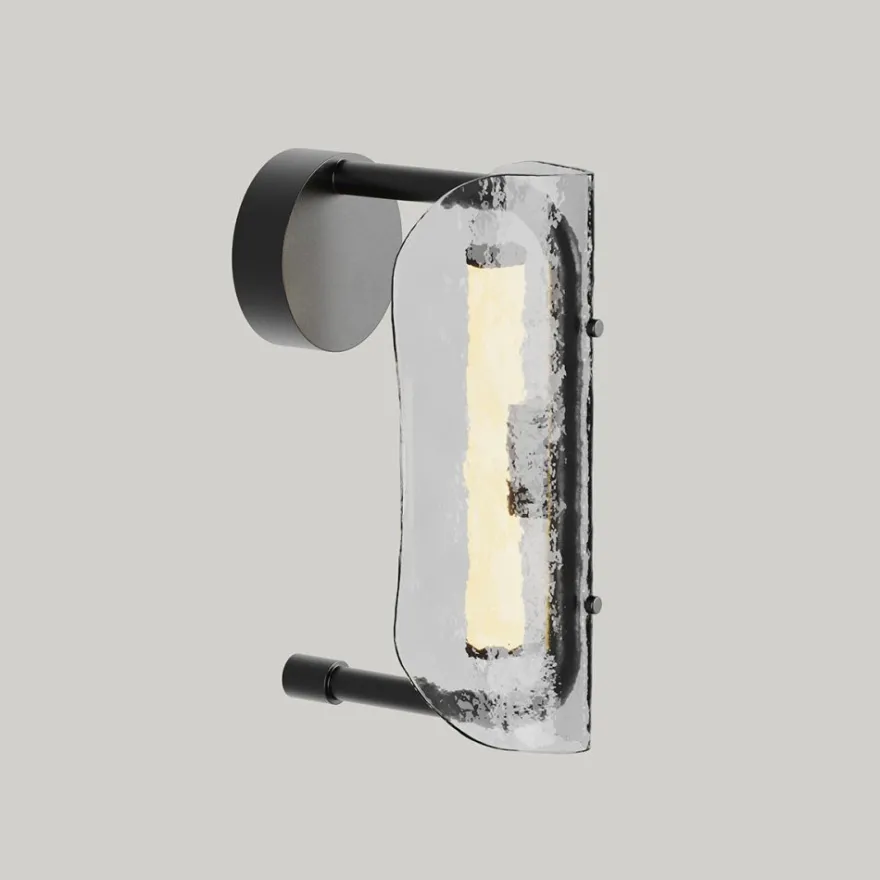 LIDA Moderne Wandleuchte mit besonderem Glasschirm