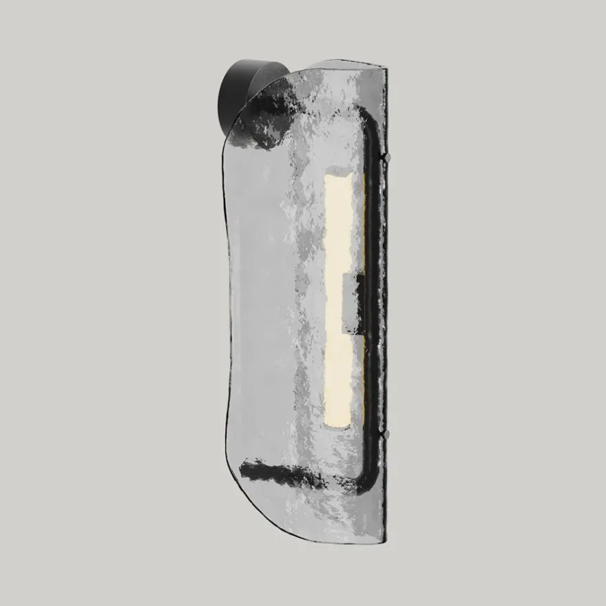 LIDA Moderne Wandleuchte mit besonderem Glasschirm