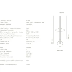LINES VERTICAL Lange Design-Wandlampe