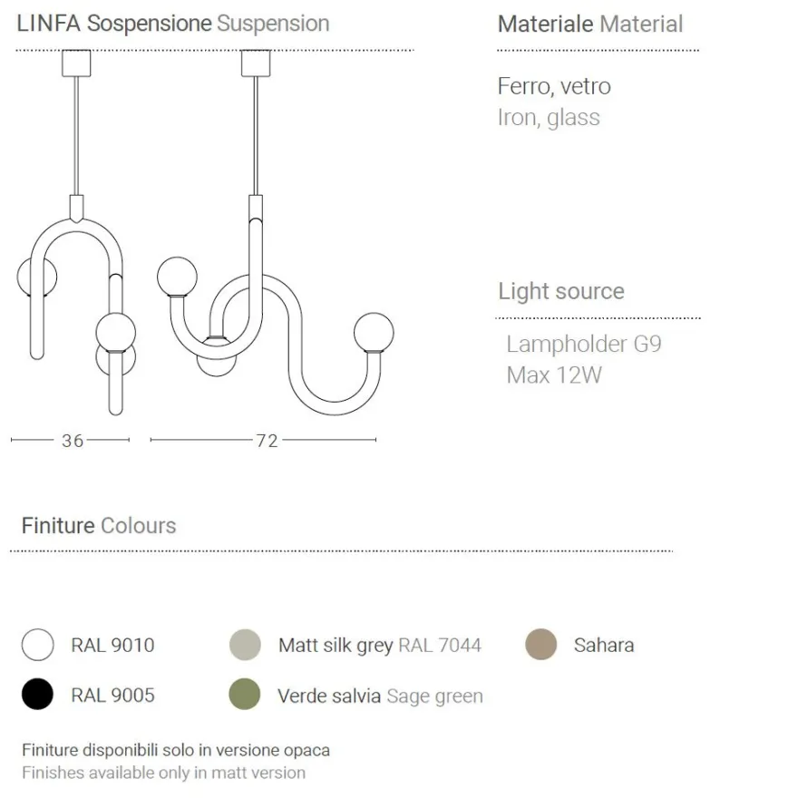 LINFA Modulare Design Hängeleuchte