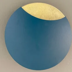 LUNATISK GOLD Runde Design-Wandleuchte