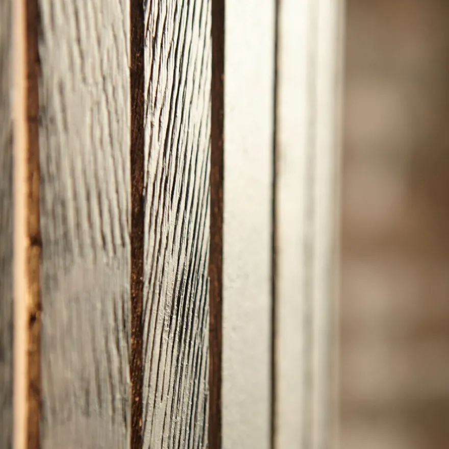LUZ OCULTA WOOD aufwändige Stehleuchte mit Holzverblendung