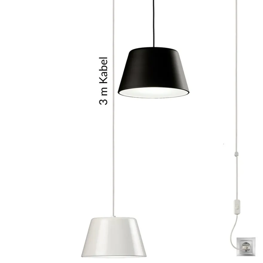 MAGNUS Pendelleuchte mit Schalter und Stecker