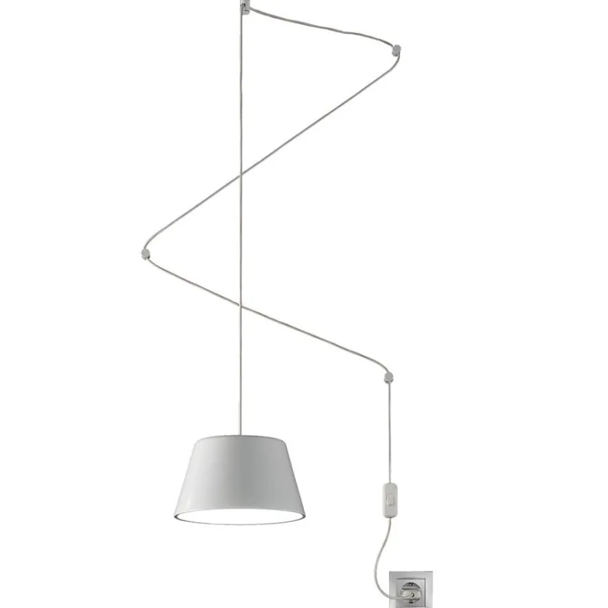 MAGNUS Pendelleuchte mit Schalter und Stecker