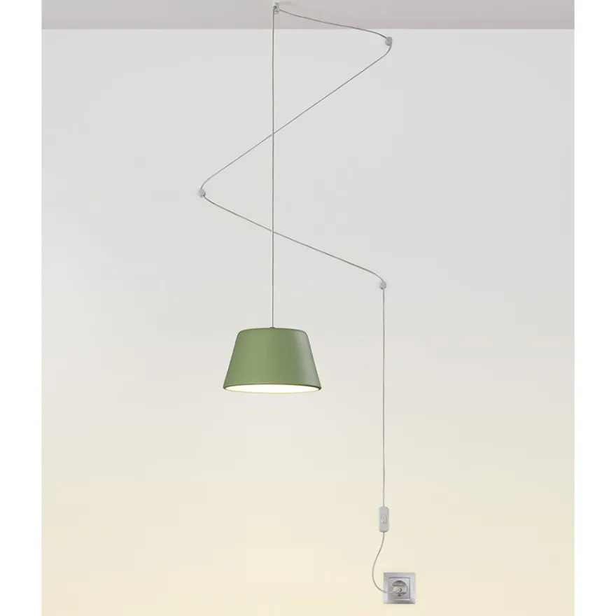 MAGNUS Pendelleuchte mit Schalter und Stecker