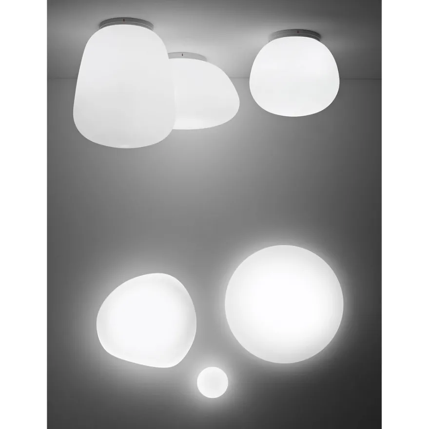 MAIOLE Italienische Pendelleuchte mit Opalglas