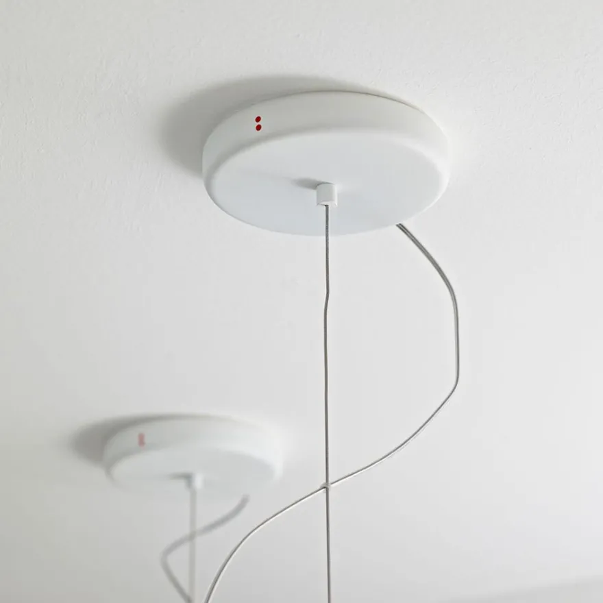 MAIOLE Italienische Pendelleuchte mit Opalglas