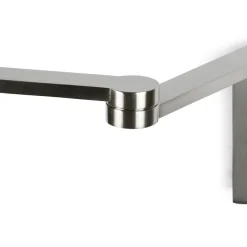 MANHATTEN Wandleuchte mit flexiblen Wandarm in Nickel
