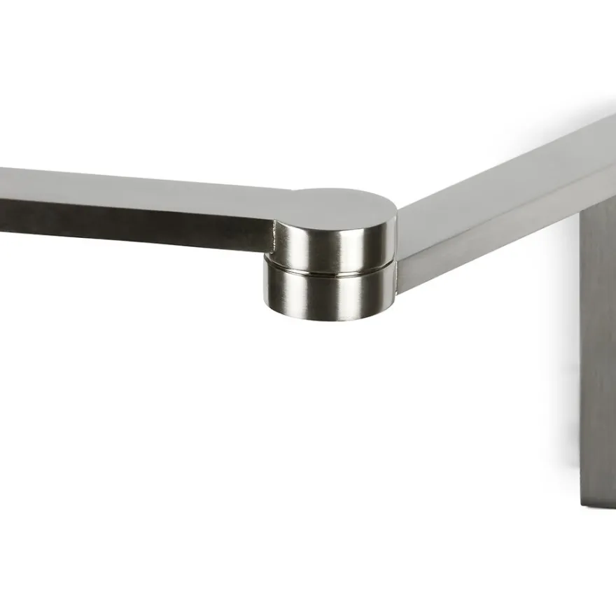 MANHATTEN Wandleuchte mit flexiblen Wandarm in Nickel