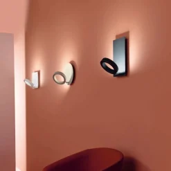 META Design Wandleuchte mit drehbarem LED Ring