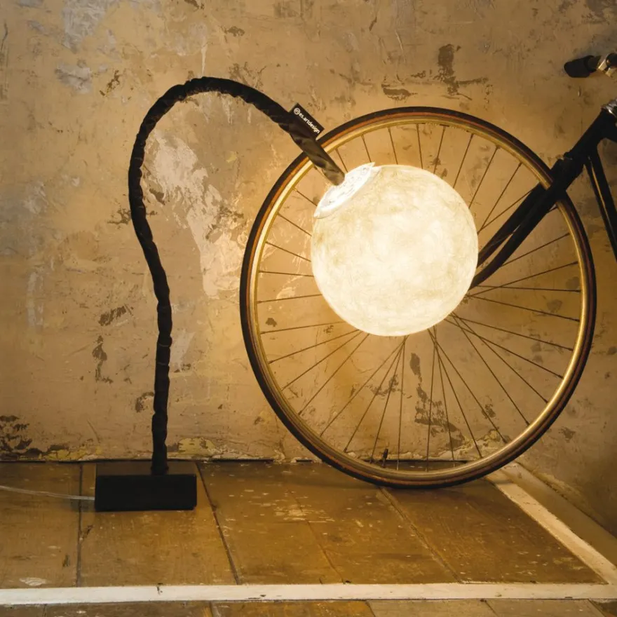 MICRO LUNA PIANTANA Design Stehleuchte aus Italien