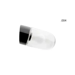 MURI Wandleuchte Porzellan in Schwarz IP54