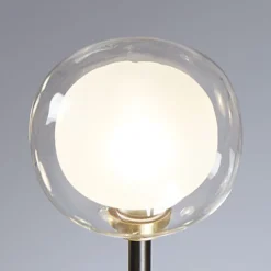 NABILA Italienische Tischleuchte mit hochwertigem Glas