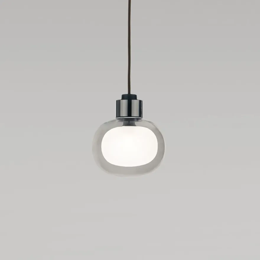 NABILA Kleine Glas-Pendelleuchte