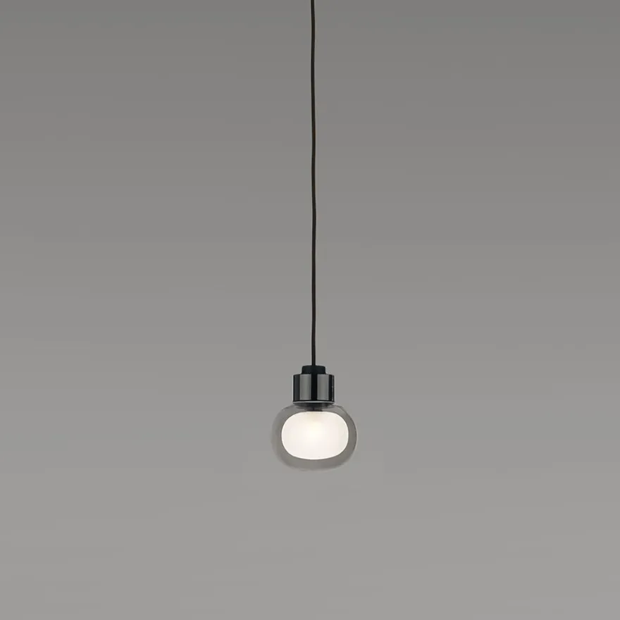 NABILA Kleine Glas-Pendelleuchte