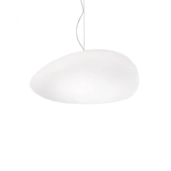 NEOCHIC Organische Pendelleuchte mit weißem Glas