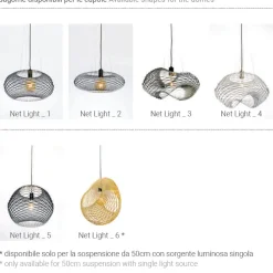 NET Italienische Design Hängeleuchte 150 cm