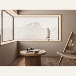 NOVELLA Stehlampe Leinen Beige