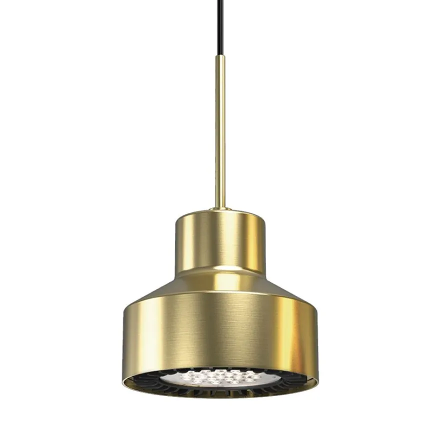 NOX Kleine Design Hängeleuchte Messing