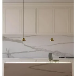 NOX Kleine Design Hängeleuchte Messing