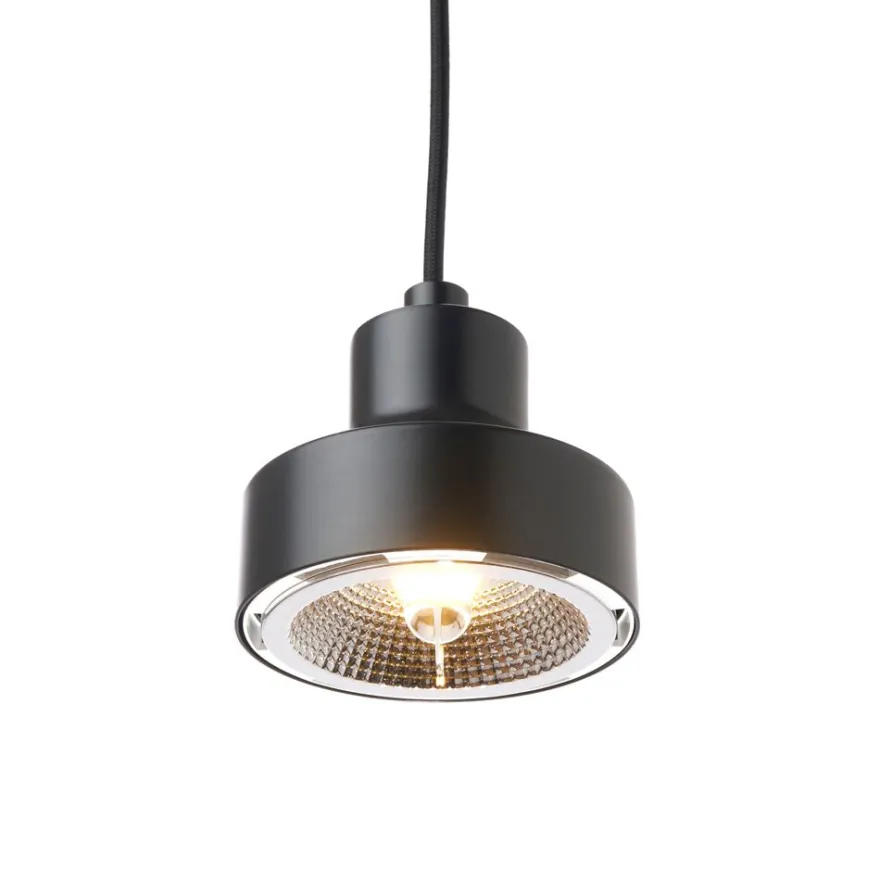 NOX Kleine schwarze Design Hängeleuchte