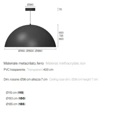 OCIO Extra große Pendelleuchte