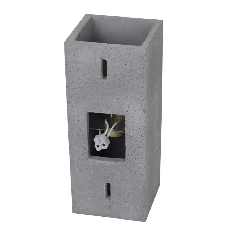 ORTHO Zweiflammige Beton-Wandleuchte