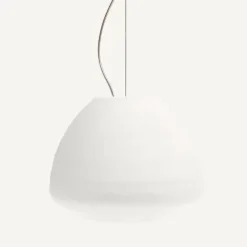 PERSEO Bauchige Opalglas Leuchte