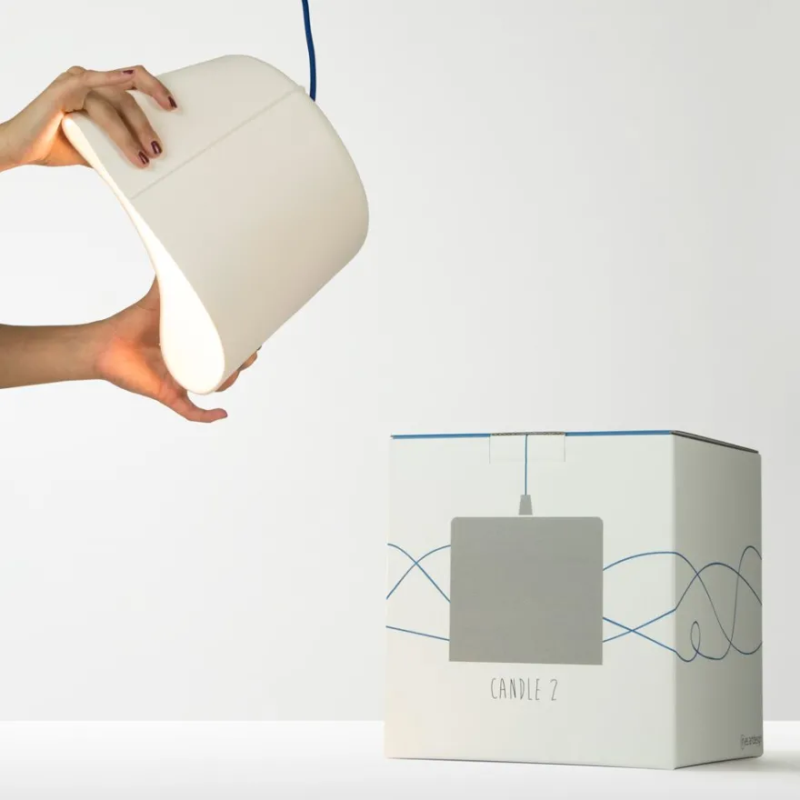POP 1 Design Pendelleuchte halbkugelform