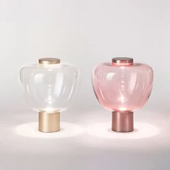 RIFLESSO Farbige Glas-Tischleuchte