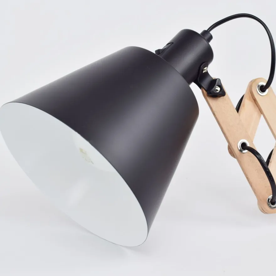 SCISSOR Moderne Scherenlampe matt Schwarz