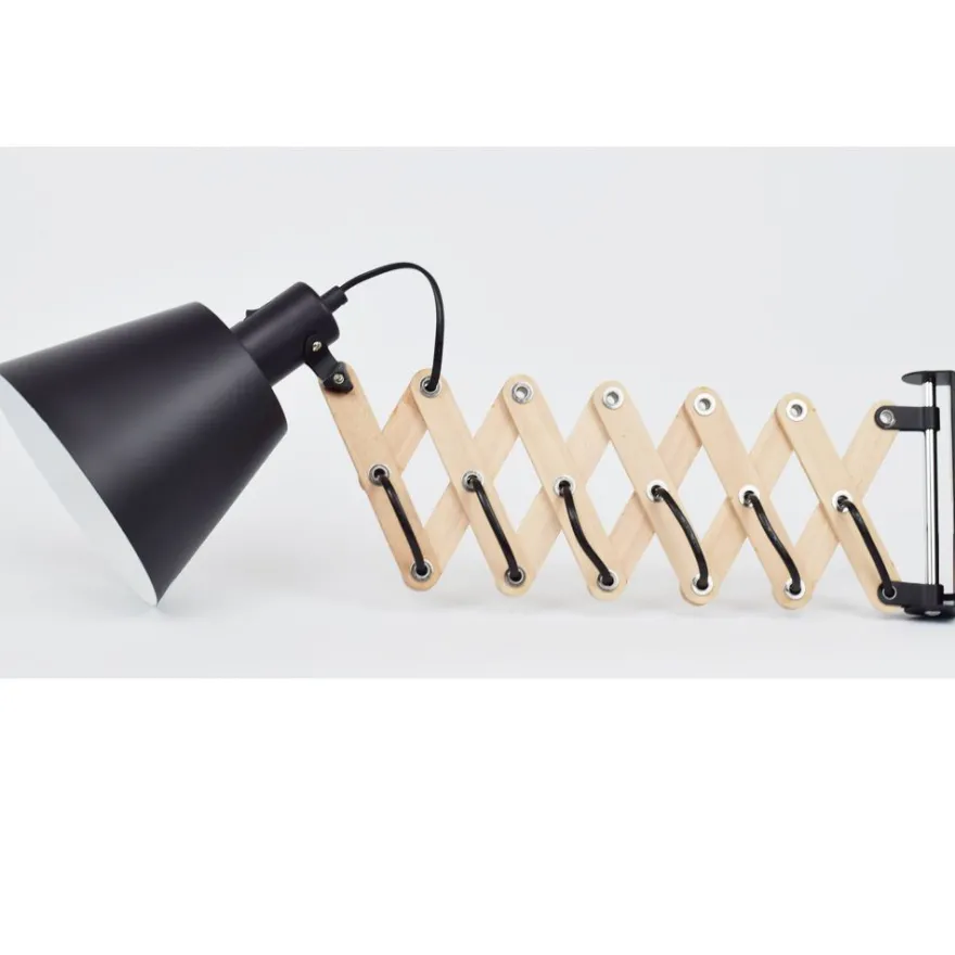 SCISSOR Moderne Scherenlampe matt Schwarz