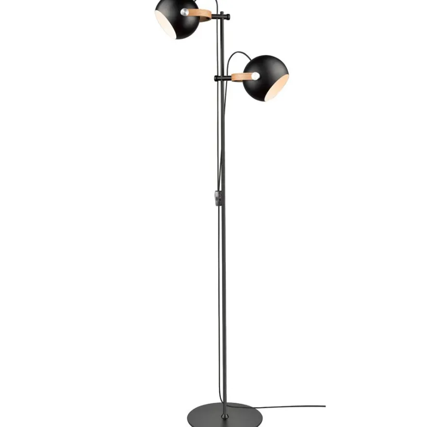 SERIO Skandinavische Design Stehleuchte 2-flammig