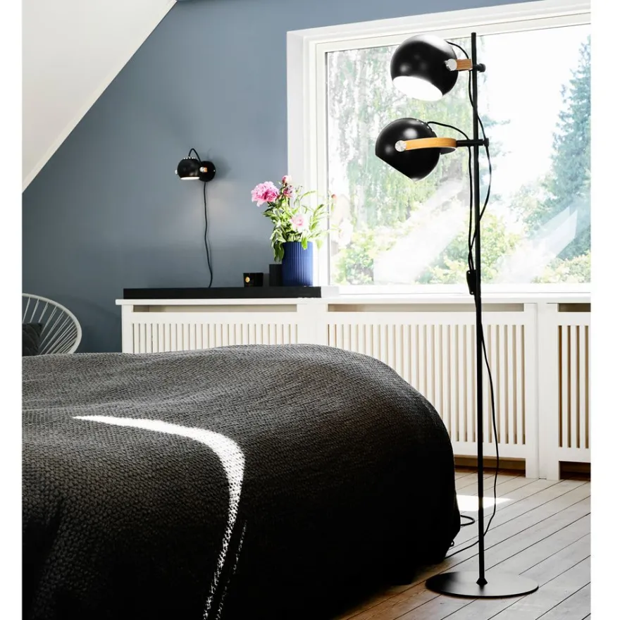 SERIO Skandinavische Design Stehleuchte 2-flammig