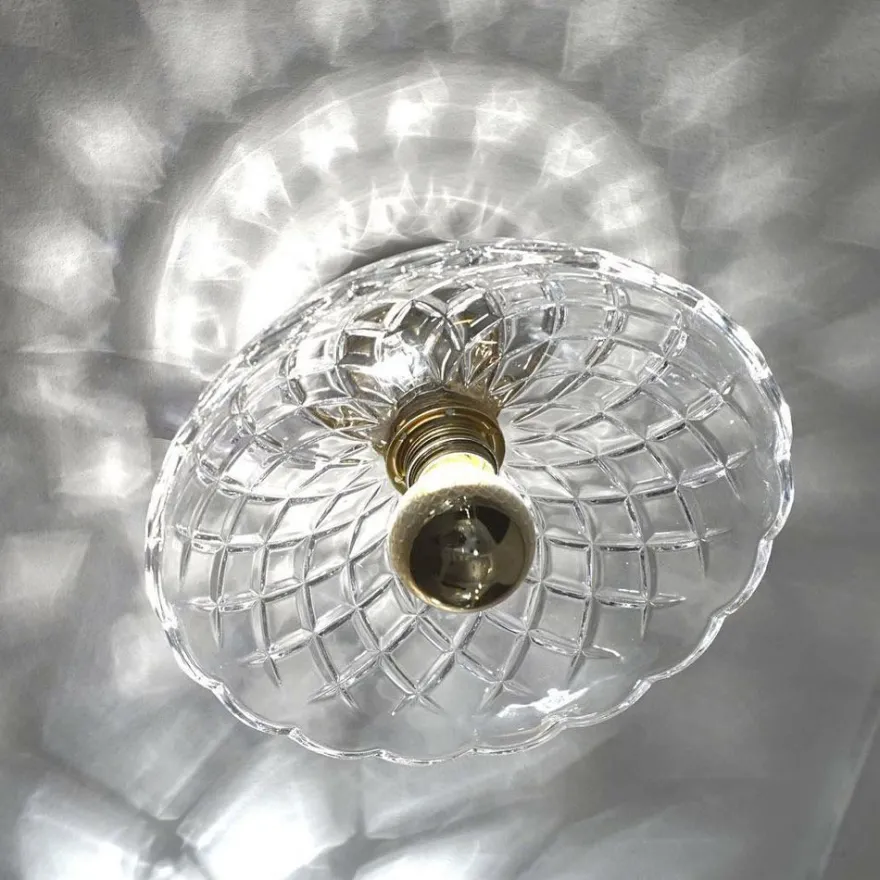 SHOW Wandleuchte Lampenglas mit Schliff