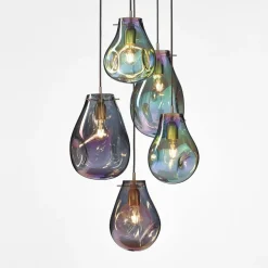 SOAP Irisierende Glas-Pendelleuchte