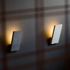SORA LED Wandleuchte aus Beton