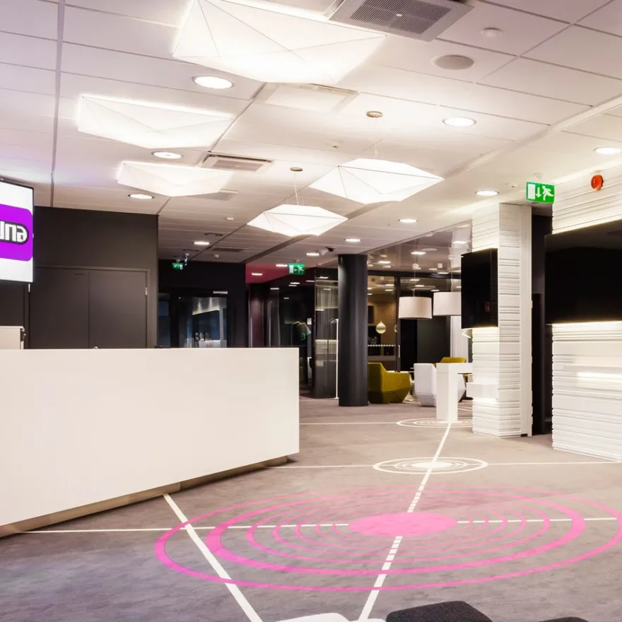 SUBRA Design Deckenleuchte quadratisch