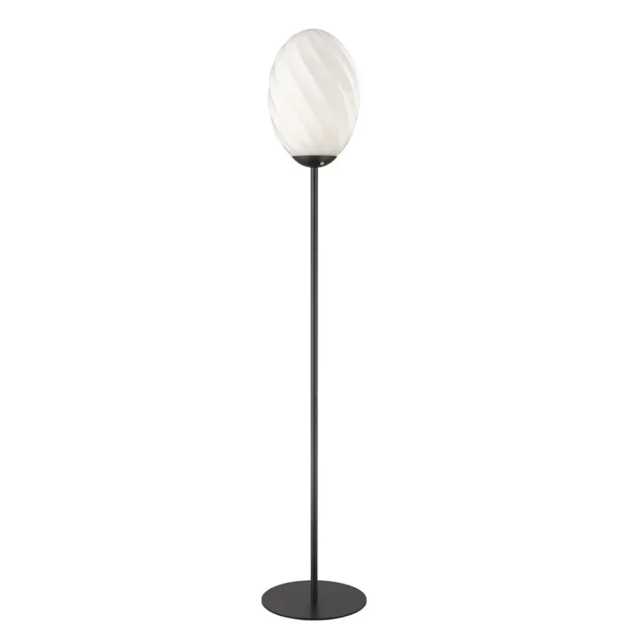 SWING Stehleuchte mit Glasschirm