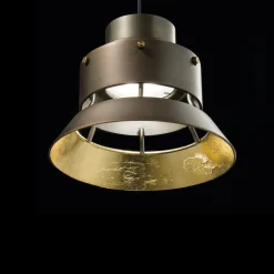 TRE GRAZIE 3-flam. moderne Hängeleuchte Bronze