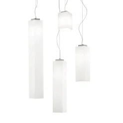 TUBES Pendelleuchte mit länglichem Glas
