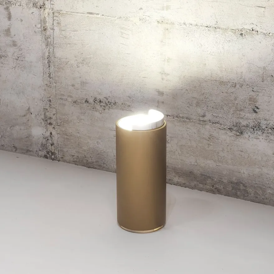 TUBE T Kleine Design-Stehleuchte in zylindischer Form
