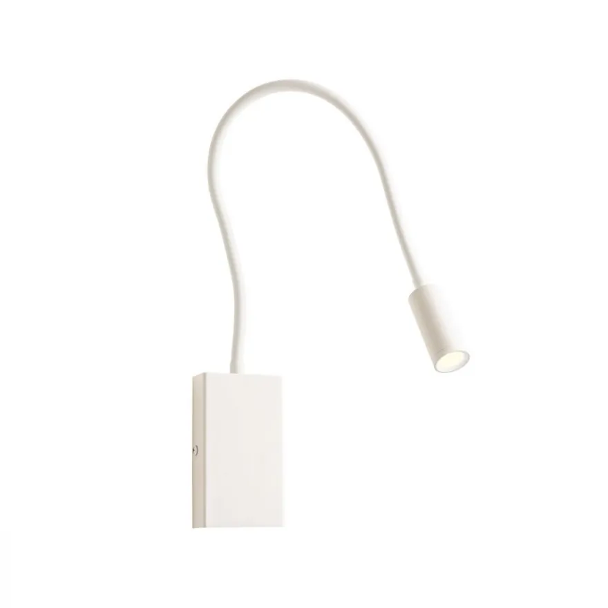 WALLY Moderne LED Wandleuchte mit USB-Ladestecker