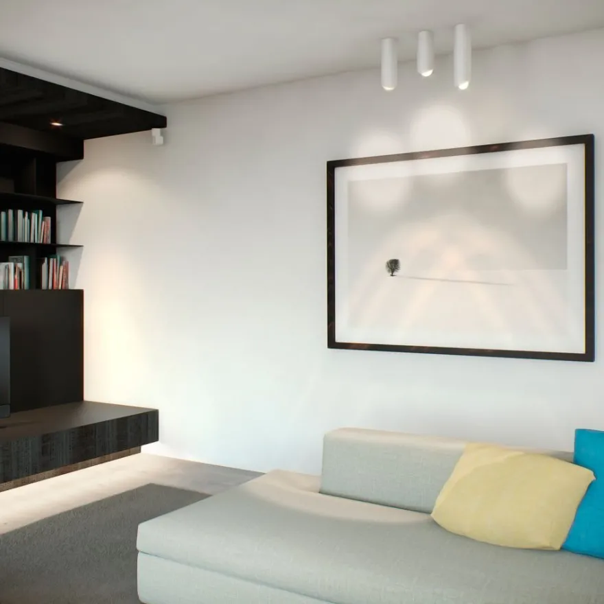ZNOW JR Runder Deckenspot mit Lichtlenkung